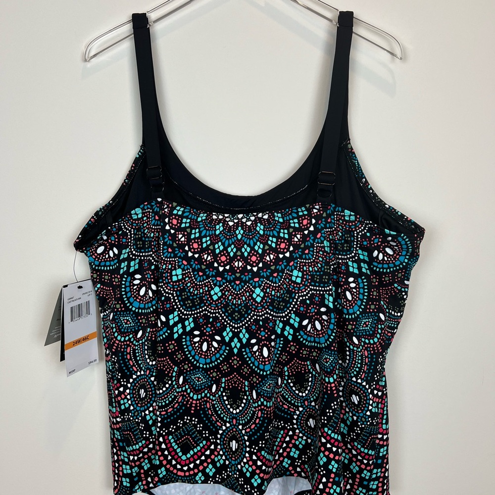 NWT Coco Reef Plus Size Ultra Fit
Bra Sized Underwire Tankini Sz 24W/46C - Picture 3 of 11